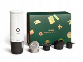 Outin Nano Xmas pack, Espresso Machine Bundle with Basket Plus, model OTEM-01, color Pearl White | 1230000232395 | 1230000232395