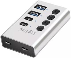 LogiLink Hub USB3.2 Gen1, 4 ports , USB-A/C, on/off switc | UA0446 | 4052792076844