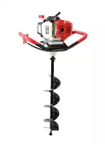 AWTOOLS benzininis gręžtuvas + 3 grąžtai, 2,95 AG, 900 ml, GD520-2