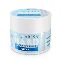 CLARESA_Hard&Easy Builder Gel UV/LED skaidrus gelis nagų formavimui 12 g