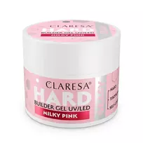 CLARESA_Hard&Easy Builder Gel UV/LED formuojantis gelis „Milky Pink“ 12 g