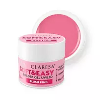 CLARESA_Soft&Easy Builder Gel UV/LED gelis nagų formavimui „Blush Pink“ 90 g