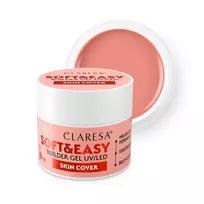 CLARESA_Soft&Easy Builder Gel UV/LED gelis nagų formavimui „Skin Cover“ 45 g