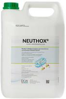 Multi Dezinfekcija „Neuthox“ su hipochlorito rūgštimi 200 ppm. Tinka maistui, be alkoholio. 5 l, 3 puodeliai po 5 l/dėžėje.