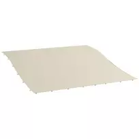 Pakaitinis medžiaginis stogas stoginei 297x243cm, skirtas 3x2,5 m, smėlio spalvos