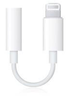 APPLE Lightning to 3.5mm Audio Adapter for All Lightning Devices, MMX62, White, Retail