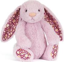 Pliušinis žaislas zuikis JELLYCAT Thistlepop Blossom Luxe Bunny Original