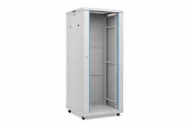 19\'\' pastatoma komutacinė spinta A2-6827G (27U, 600x800x1405mm, IP20, iki 1000kg, pilka, nesurinkta)