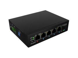 Lanberg switch light industrial POE 1xBT 3xAT SFP+ETH DIN niezarządzalny fast ethernet