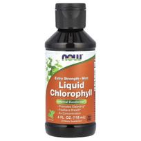 NOW Foods Extra Strength Liquid Chlorophyll, Mint - 118 ml.