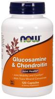NOW Foods Glucosamine & Chondroitin with Trace Mineral Concentrate - 120 kapsulių
