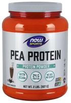 NOW Foods Pea Protein, Dutch šokoladas - 907 g