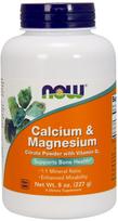 NOW Foods Calcium & Magnesium, Citrate Powder with Vitamin D3 - 227 g
