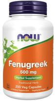 NOW Foods Fenugreek, 500mg - 250 kapsulių
