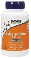 NOW Foods L-Carnosine, 500mg - 100 kapsulių