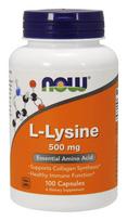 NOW Foods L-Lysine, 500mg - 100 kapsulių
