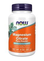 NOW Foods Magnesium Citrate, Pure Powder - 227 g
