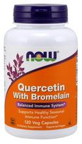 NOW Foods Quercetin with Bromelain - 120 kapsulių