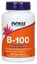 NOW Foods Vitamin B-100 - 100 kapsulių