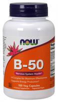NOW Foods Vitamin B-50 - 100 kapsulių
