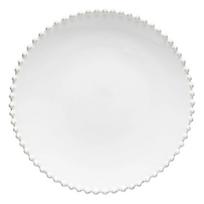 Balta akmens masės lėkštė Costa Nova Pearl, ⌀ 28 cm