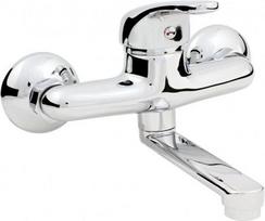 Basin battery Hydroland chrome wall joker (5900308736357)