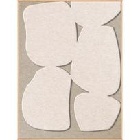 3D paveikslas su rėmeliu/sugeriantis garsą 90x120 cm Stone Path 1 – Malerifabrikken