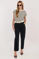 velvetinės kelnės modelis 226456 Italy Moda