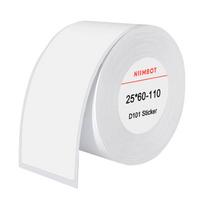 Thermal labels Niimbot stickers 25x60 mm, 110 pcs (White)