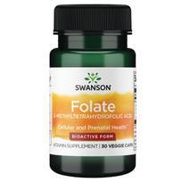 SWANSON FOLIO (METILTETRAHIDROFOLINĖ) RŪGŠTIS 680µG 30 VEG. KAPS. (SWANSON, JAV)