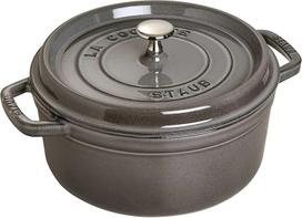 Staub La Cocotte 20cm round, Graphite grey, Cast Iron