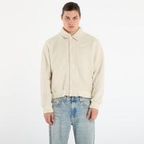 Nike Sportswear Club Men's High-Pile Fleece Coaches Jacket Lt Khaki/ White - Dydis M (HV1429-297 Striukės)