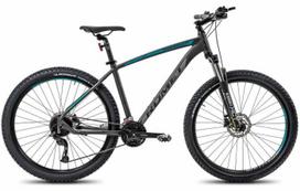 Dviratis Romet Rambler R7.4 2025 graphite-silver-turquoise-18" / M