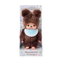 MONCHHICHI Beždžionėlė KUMA su meškučio kostiumu, 20 cm