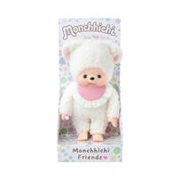 MONCHHICHI Beždžionėlė CHAM su avytės kostiumu, 20 cm