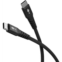 USB-C laidas Goobay 73953 USB-C 24 pin 1 m juodas