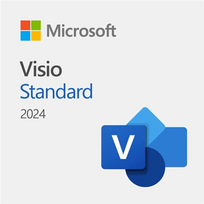 Programinė įranga Microsoft Visio Standard 2024 EP2-07167 1 licencija atsisiunčiama visos kalbos