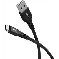 USB-C laidas Goobay 74526 USB-A į USB-C 1m juodas