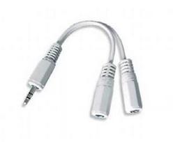 CABLE AUDIO SPLITTER 3.5MM/10CM WHITE CCA-415W GEMBIRD  CCA-415W 8716309035507