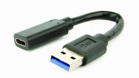 I/O ADAPTER USB3 TO USB-C/A-USB3-AMCF-01 GEMBIRD  A-USB3-AMCF-01 8716309100670