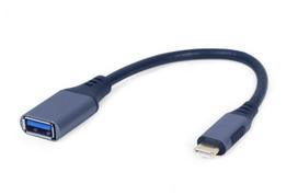 I/O ADAPTER USB-C TO USB OTG/GREY A-USB3C-OTGAF-01 GEMBIRD  A-USB3C-OTGAF-01 8716309121392