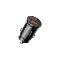 Automobilinis įkroviklis Remax RCC358 30W USB-C/USB-A juodas
