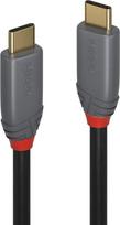 Lindy 3m USB 3.2 Type C to C Cable, 10Gbps, 100W PD, Anthra Line (36904)