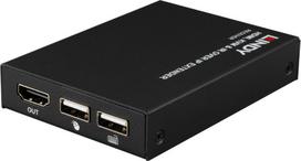 Lindy HDMI, KVM & IR over IP Extender, Receiver (39321)