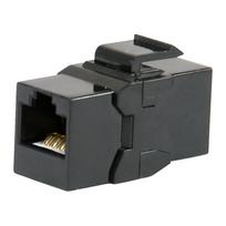 Keystone-Koppler ungeschirmt Cat6A 2xRJ45 8Stk sw