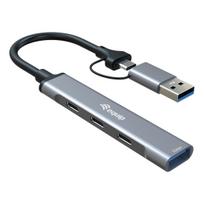 4-Port USB-C3.2-Hub->3xUSB-C/USB-A +USB-A Adapt.10Gbps