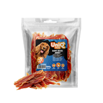 Uniq Pets Minkštos antienos džiovintos juostelės skanėstai 500g
