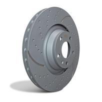 EBC Brakes Premium Disc GD Sport Series (Pair) GD7223