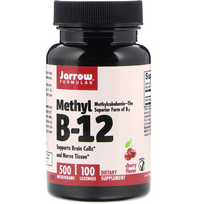 Jarrow Formulas Methyl B-12 500 mcg 100 lozenges