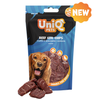 Uniq Pets Jautienos ir menkės traškučiai 80g